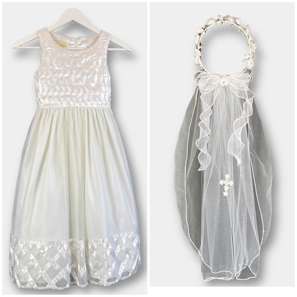 American Princess Other - American Princess First Communion Flower Girl Dress White Formal Size 8